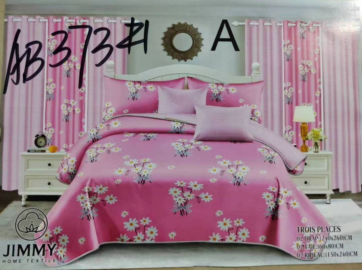 King-size Bedsheets 2, Pillow Case 4