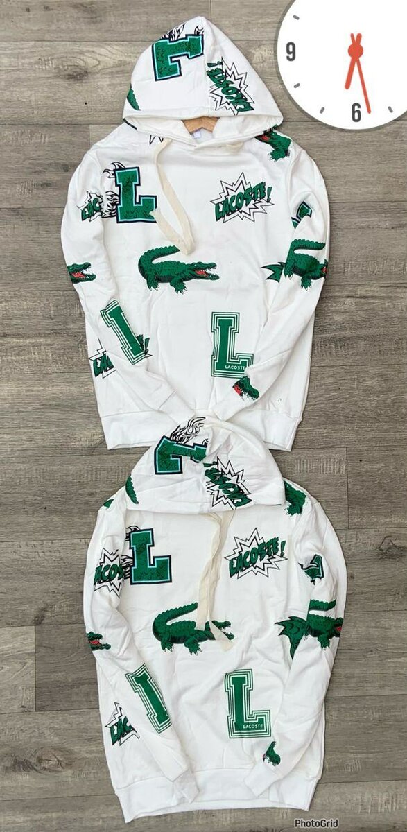 Sweat à capuche imprimé crocodile