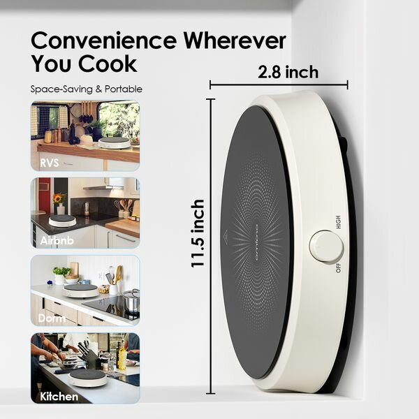 Plaque de Cuisson Électrique Portable