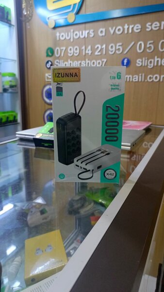 Batterie externe sans fil 20,000mAh