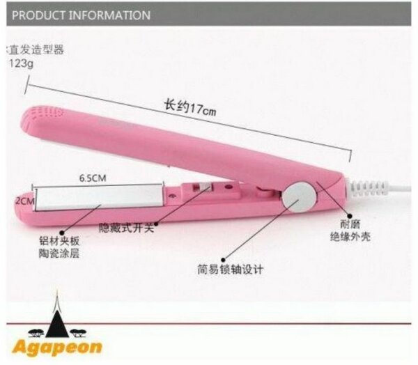 Fer à Lisser Cheveux de poche