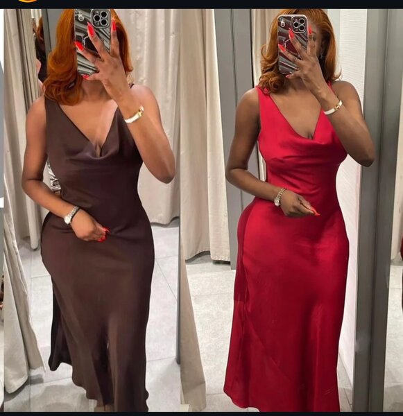 Robe Élégante Satinée