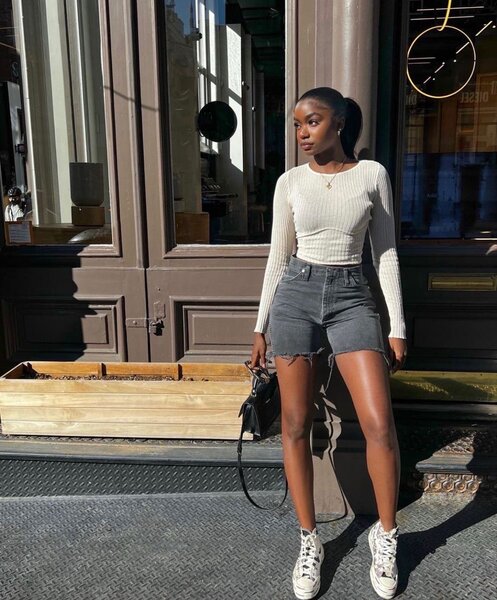 Shorts en jean tendance