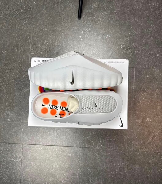 Mules confort Nike blancs