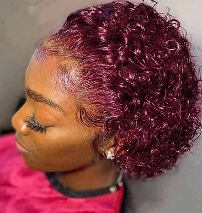 Perruque courte style moderne