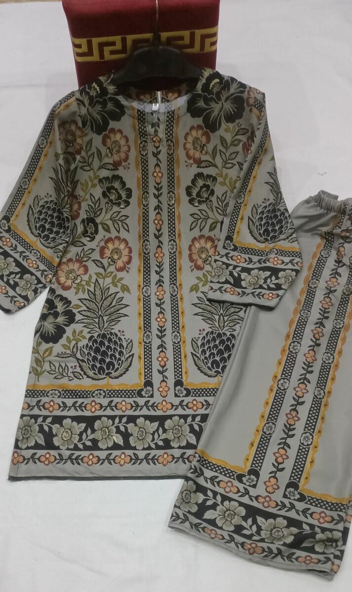 PLAZO DIGITAL PRINTED 2Pc