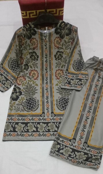 PLAZO DIGITAL PRINTED 2Pc