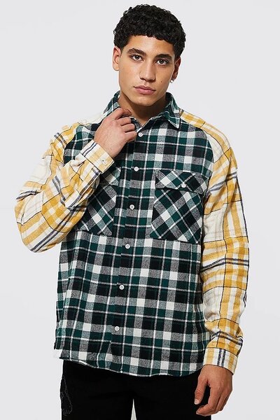 BoohooMAN Plaid Shirt