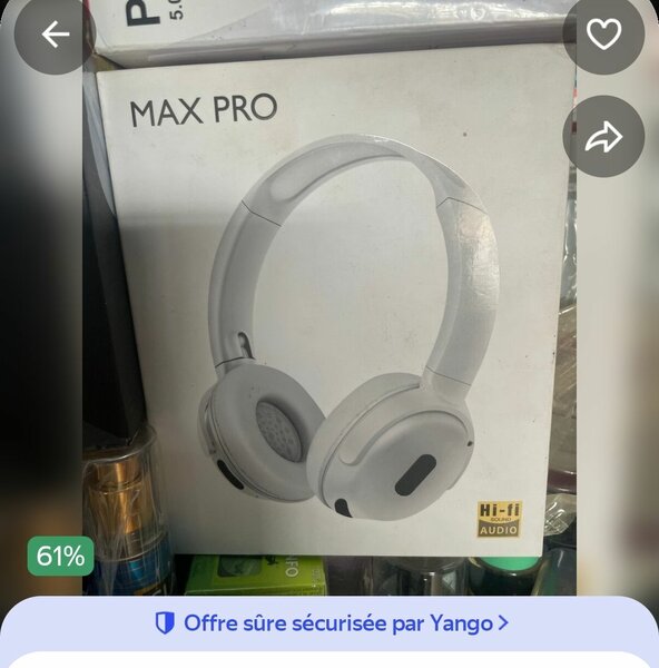 Casque Max Pro Hi-Fi Audio
