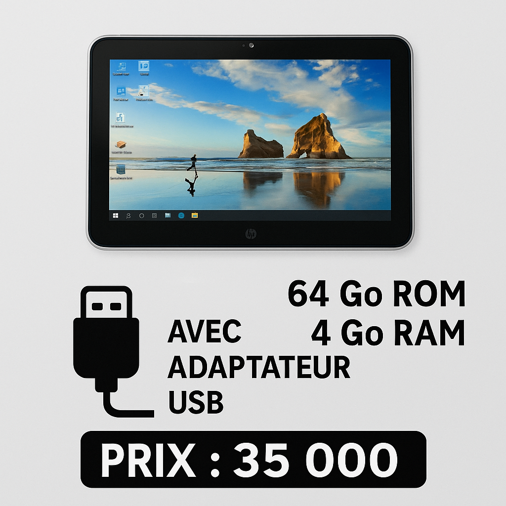 HP Elite Pad 64Go Windows 10