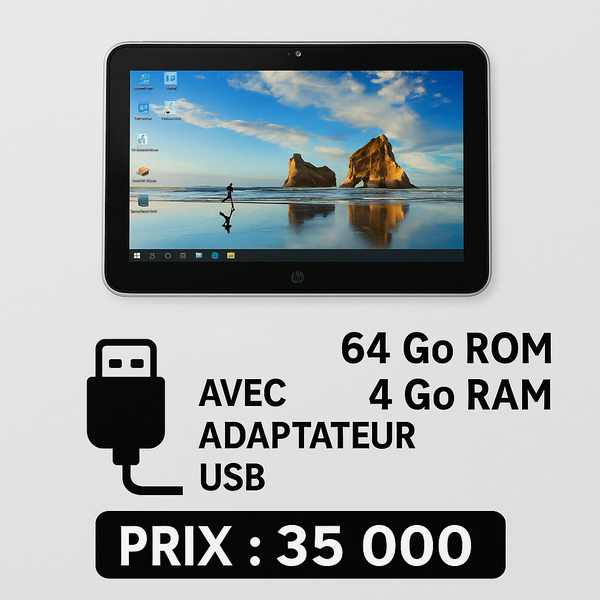 HP Elite Pad 64Go Windows 10