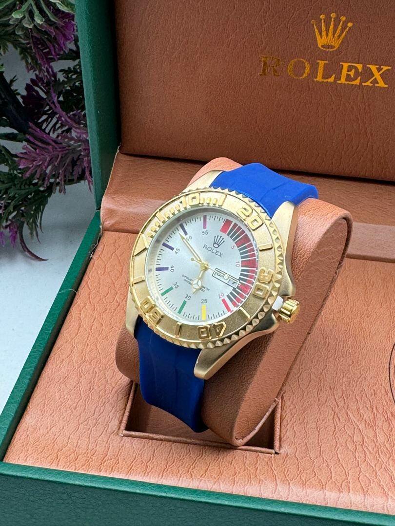 Rolex silicon strap watch