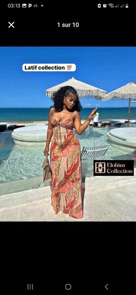 Robe d'été vintage chic