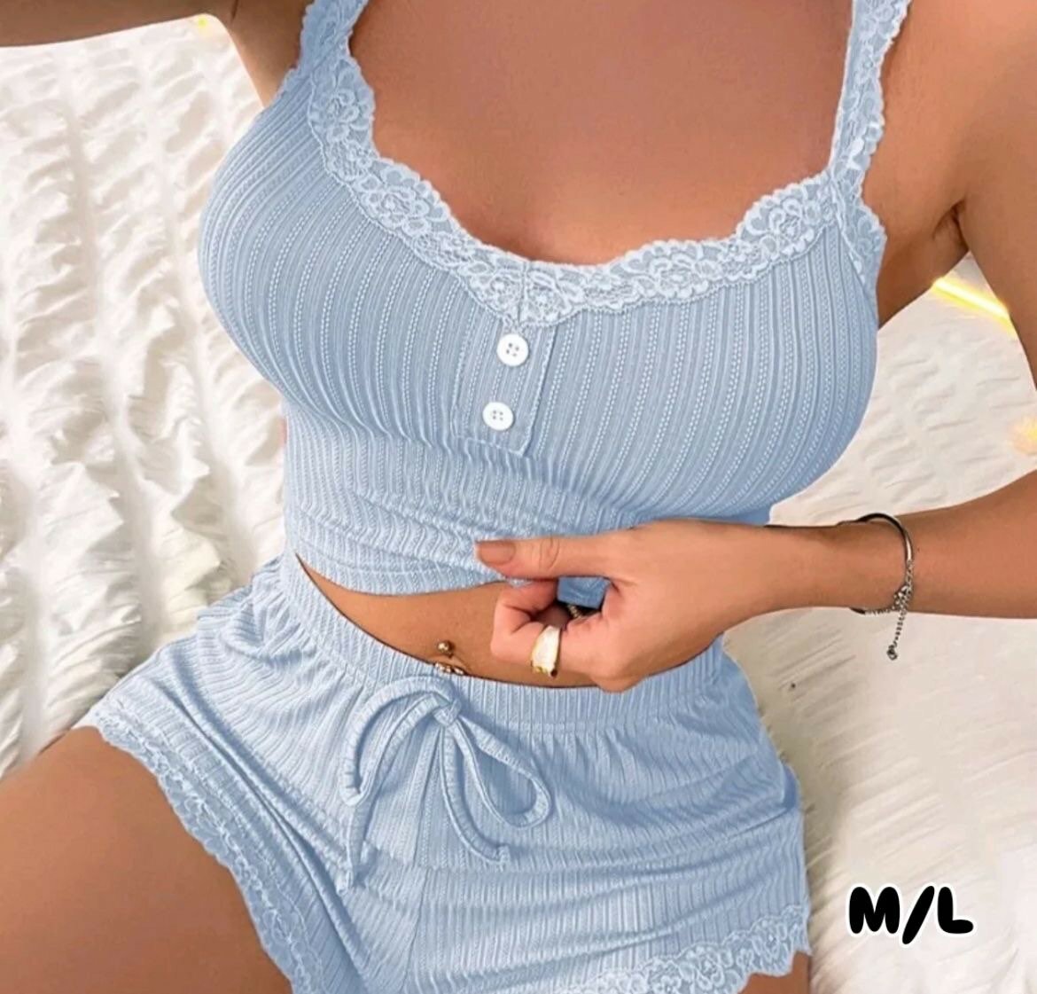 Pyjama d'été en coton pour femmes