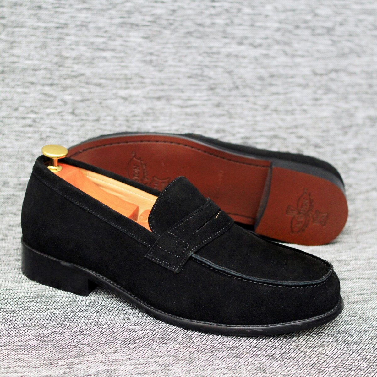 Mocassins en daim pour hommes