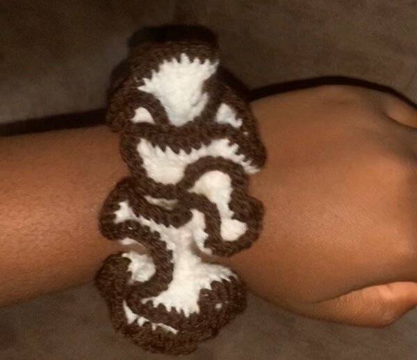 Chouchous crochet colorés