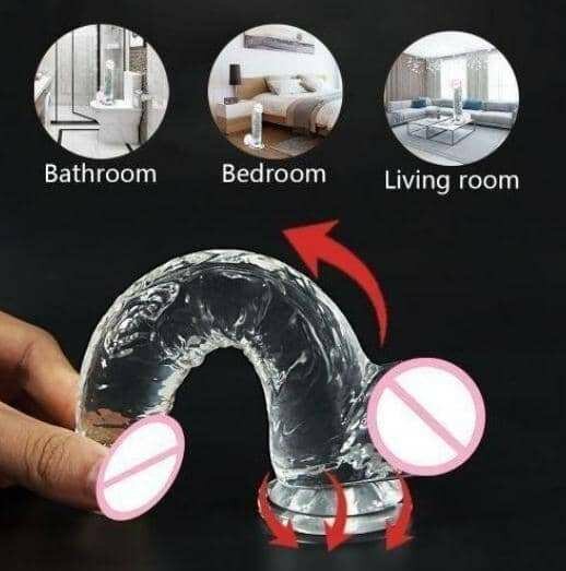 Gode Stimulateur Transparent