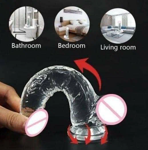 Gode Stimulateur Transparent