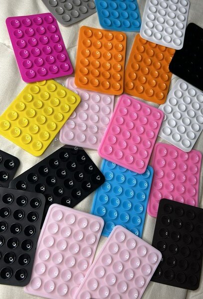 Support smartphone ventouse