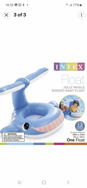 INTEX WHALE SWIM FLOATER