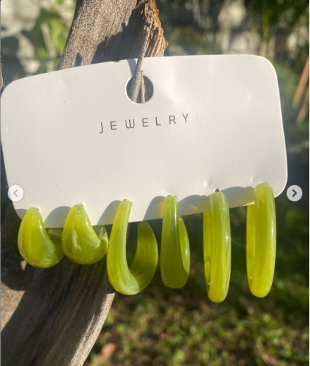 Acrylic earrings
