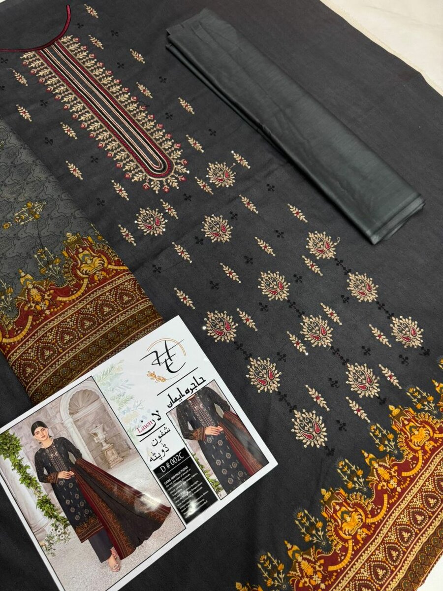 Rijaz Fashion Embroidery Lawn