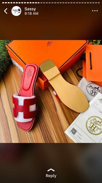 Hermes slippers