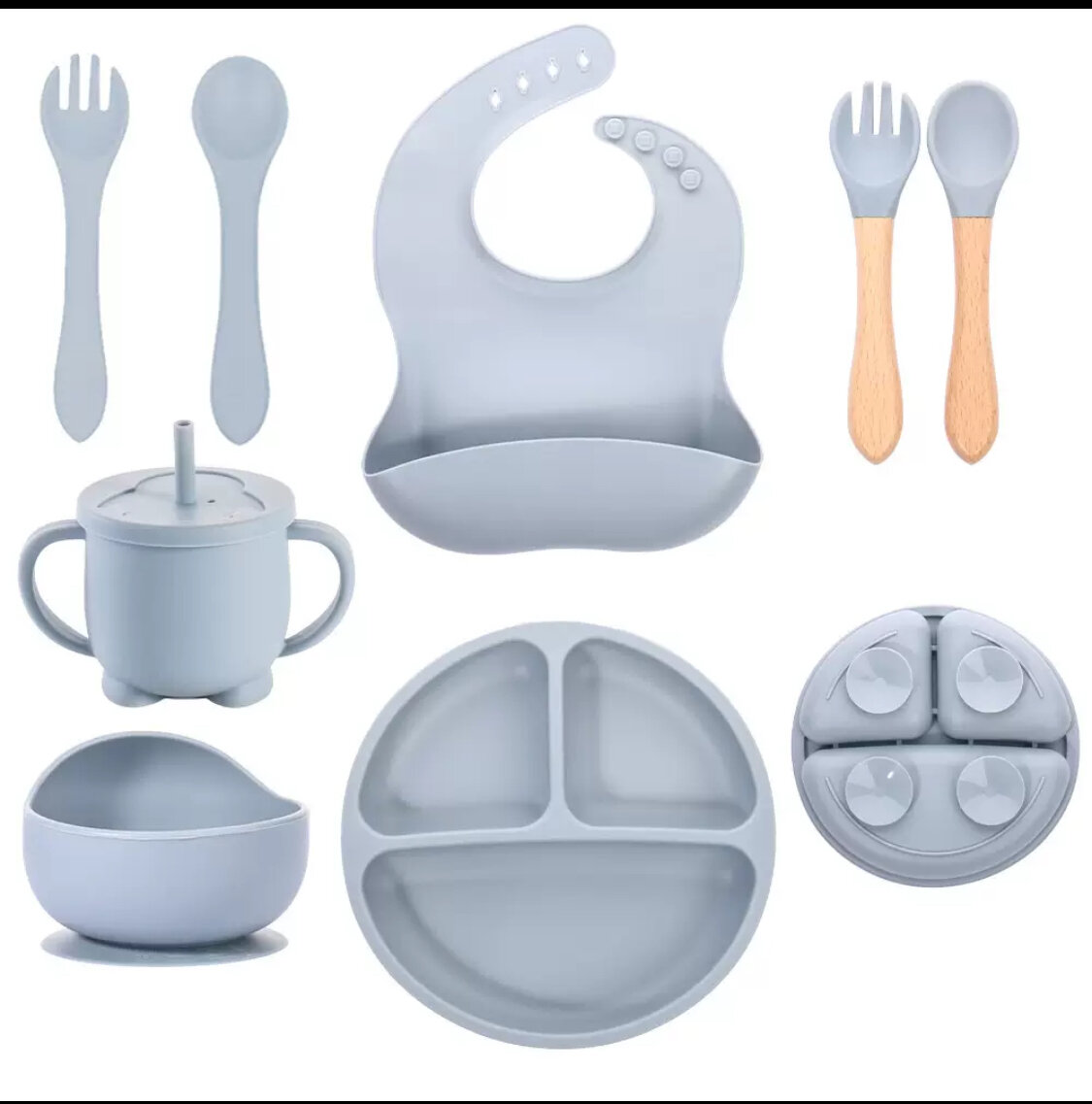 Silicone Baby Feeding Set