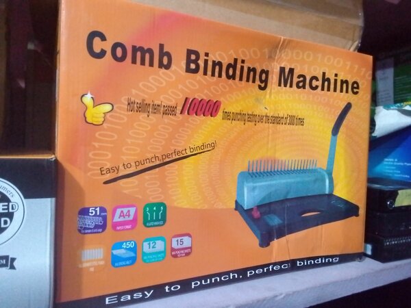 A4 SUPER QUALITY BINDING MACHINE
