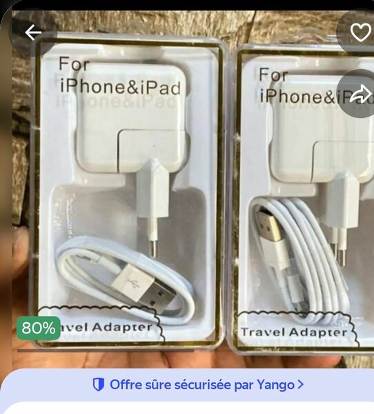 Adaptateur de Voyage iPhone/iPad