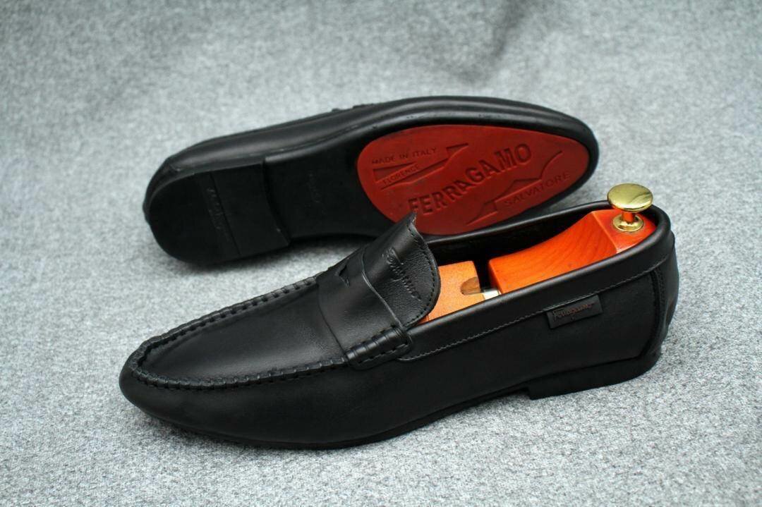 Mocassins en cuir élégants homme