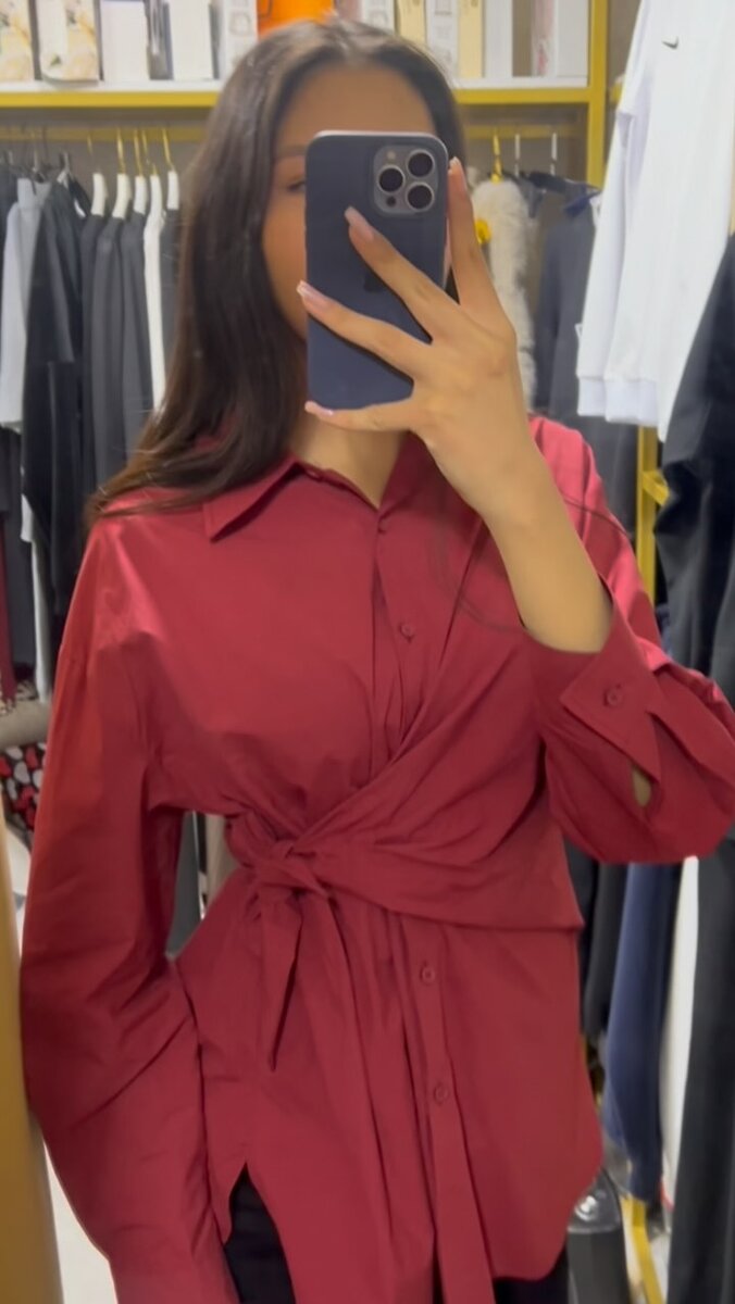 Рубашки с завязкой