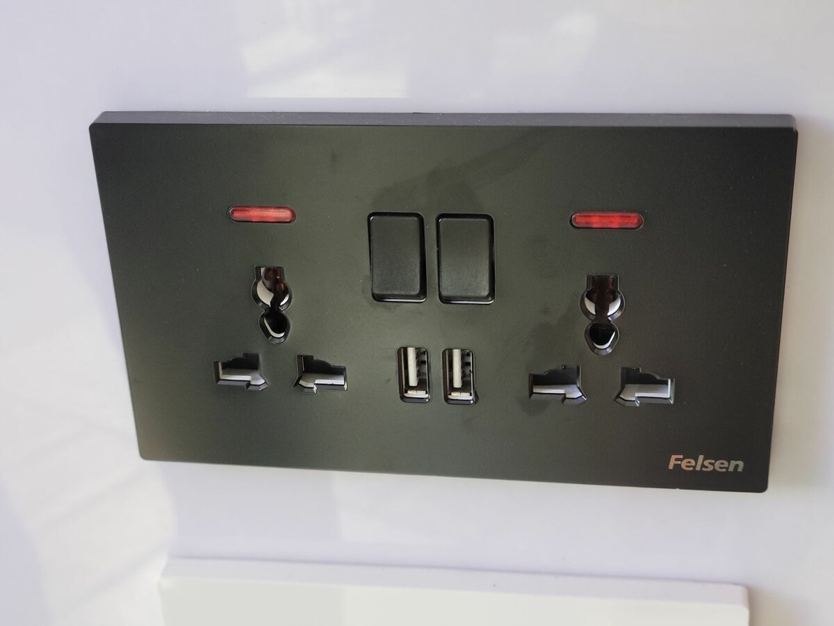 Wall socket and switches available in all gold,black,silver
