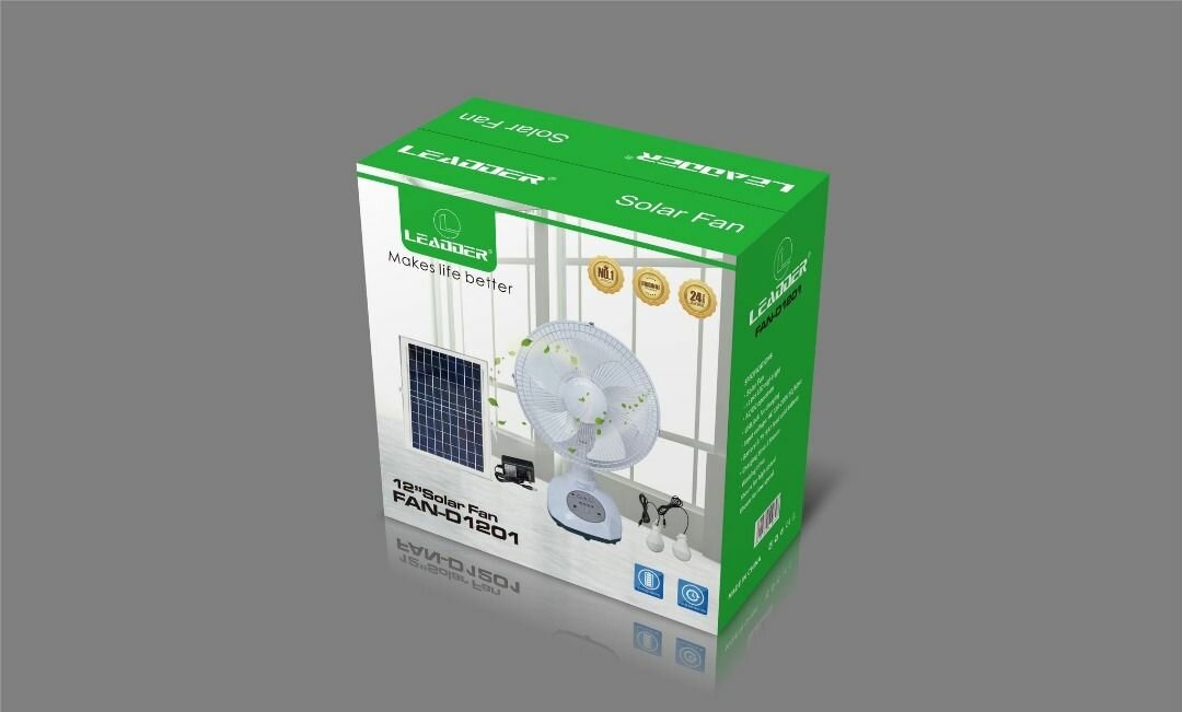 Ventilateur solaire portable