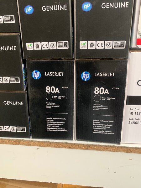 HP 80A Black LaserJet Toner Cartridge