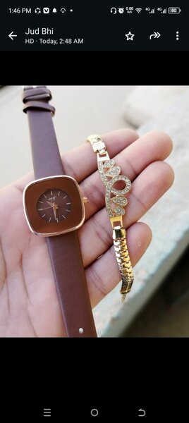 Watch with bracelet