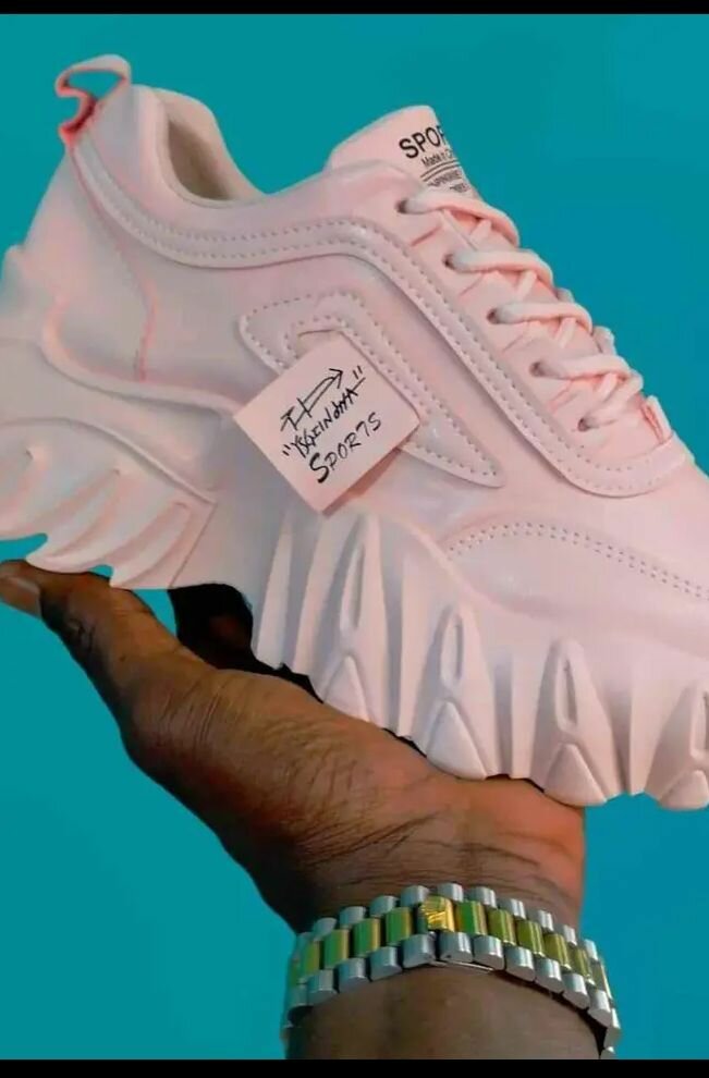 Baskets Chunky Blanc Style