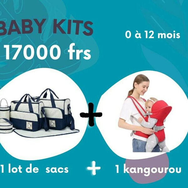 BABY KITS 1 lot de sacs  1 kangourou