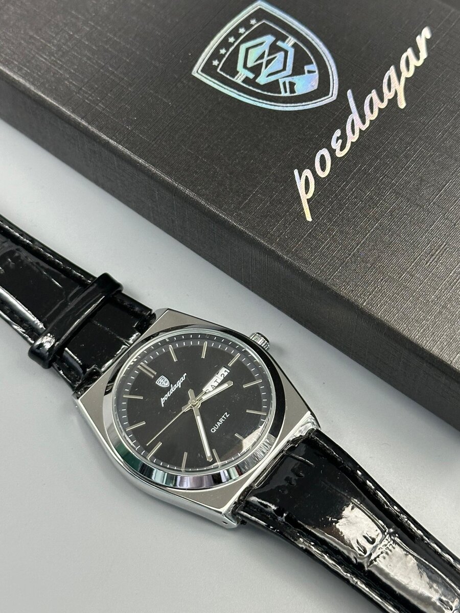 Montre bracelet cuir élégante