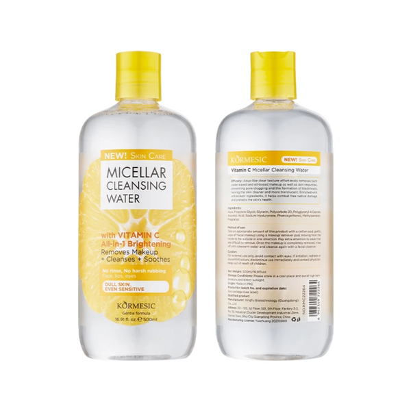 Eau micellaire à la vitamine C