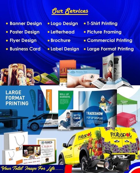 Commercial printing, designing and branding