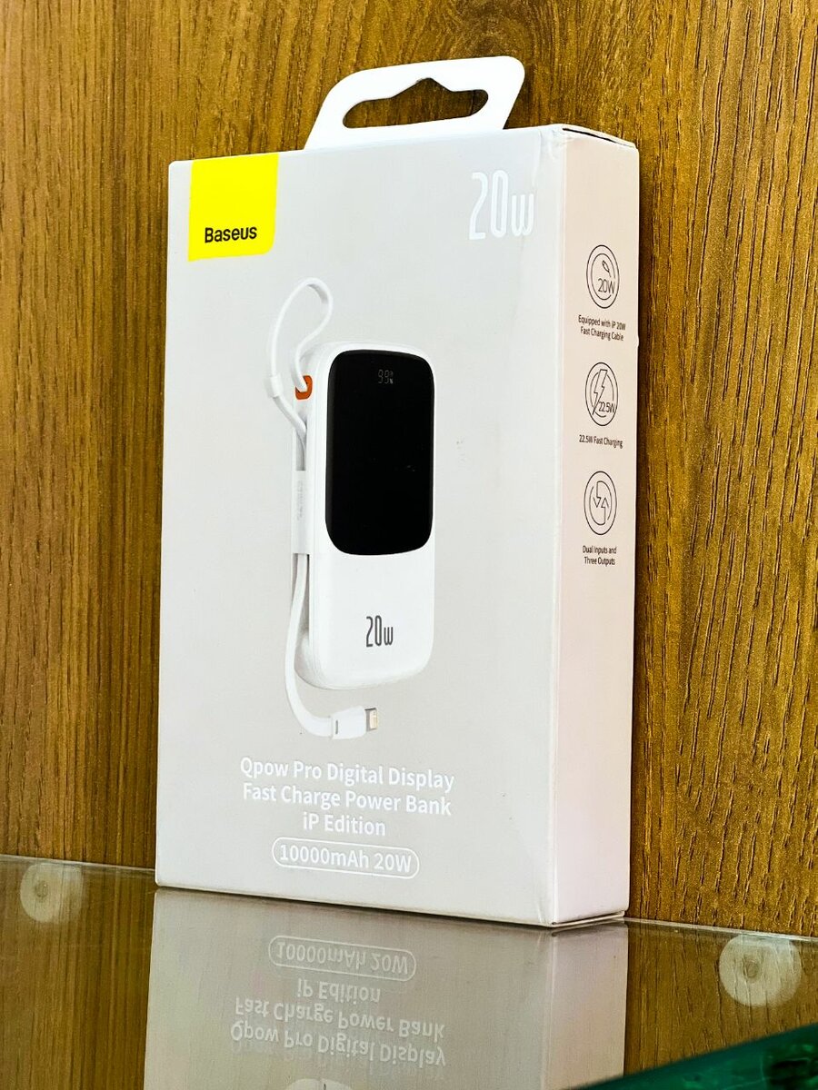 Baseus Qpow Pro Digital Display Fast Charge Power Bank 10000