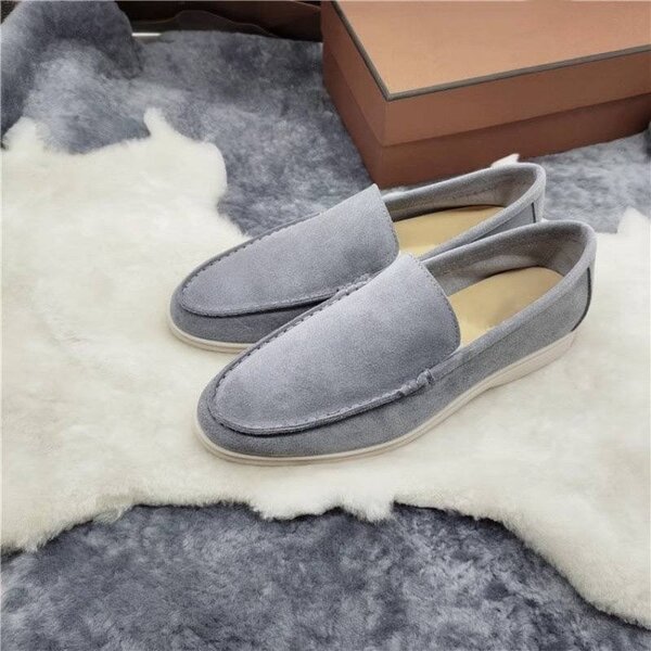 Mocassins en daim confortables