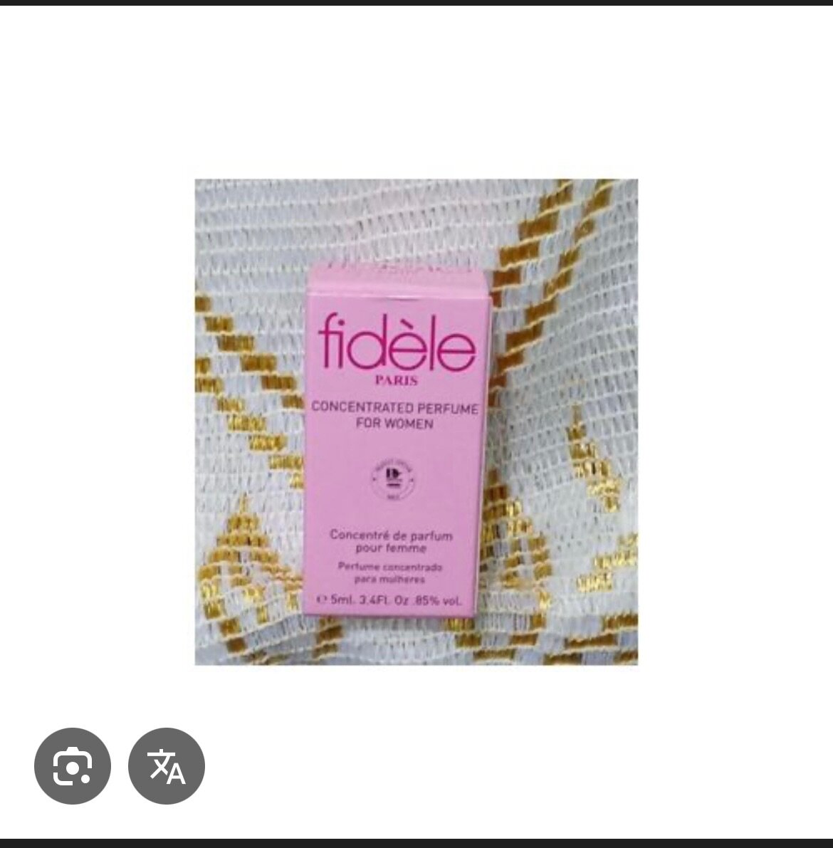 Essence de parfum fidèle