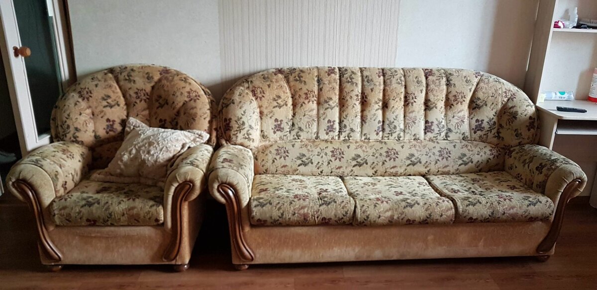 Комплект мебели Lina:  диван+ 2кресла, диван раскладывается