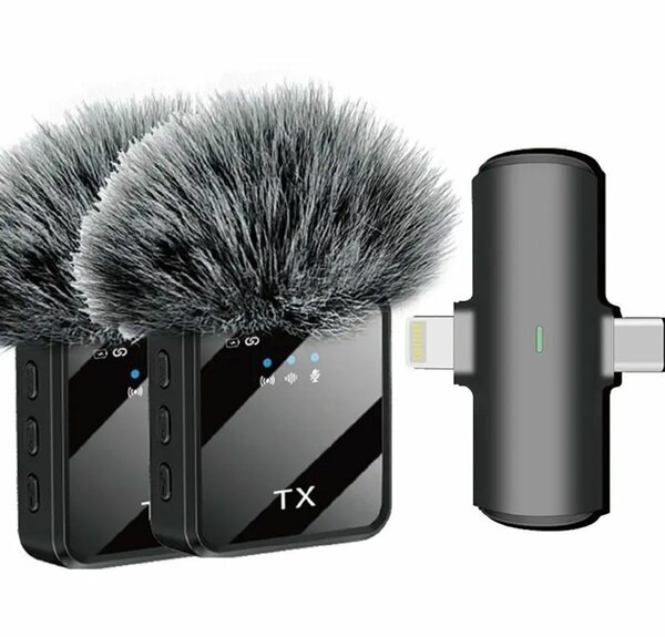 Microphone sans fil avec récepteur