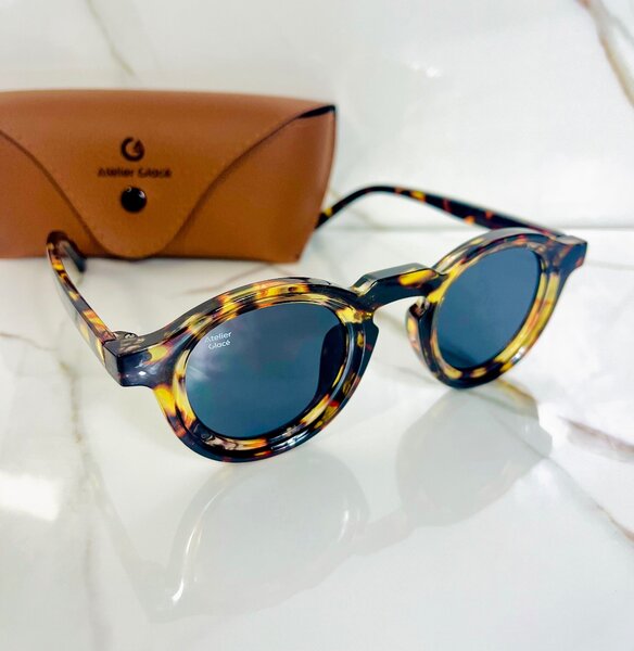 Lunettes de soleil léopard