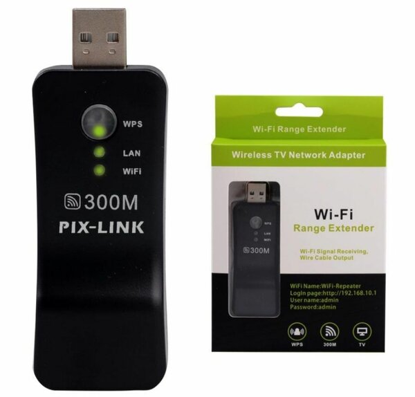 PIX-LINK WI-FI  RANGE EXTENDER