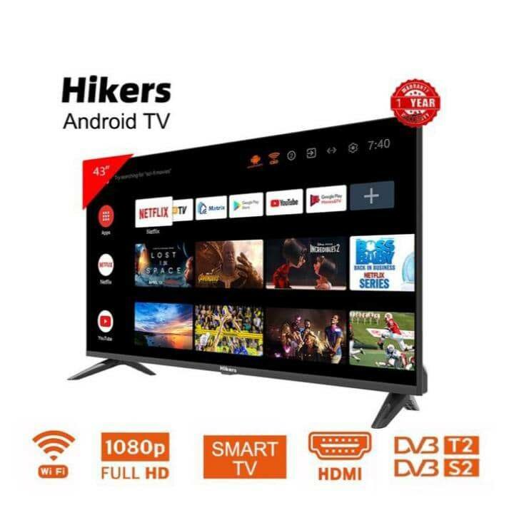 Hikers 43" inches Frameless Smart Android LED TV
