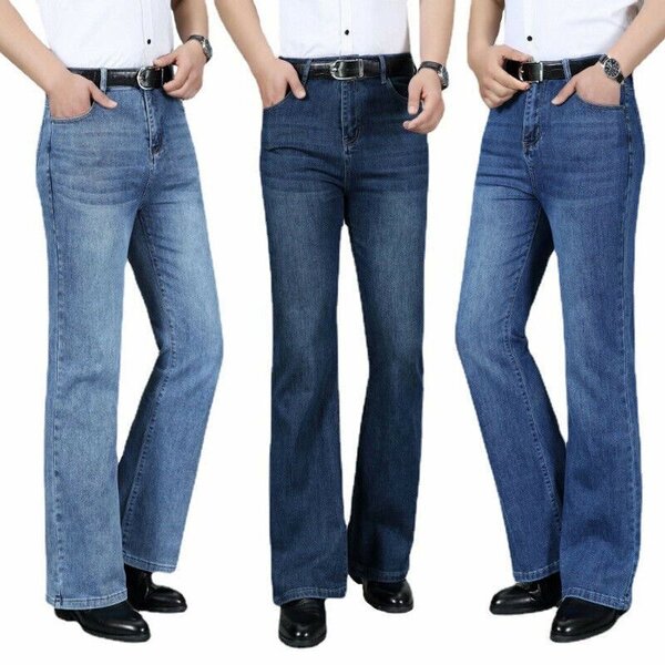 Pantalons en jean homme évasés